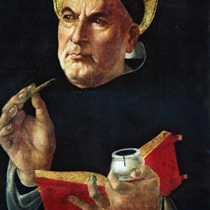 Saint Thomas Aquinas. Creator: Botticelli, Sandro (1445-1510)