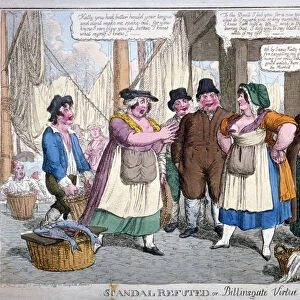 Scandal refuted, or Billingsgate virtue, 1818. Artist: C Williams