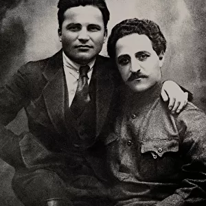 Sergei Kirov (1886-1934) and Sergo Ordzhonikidze (1886-1937), 1922