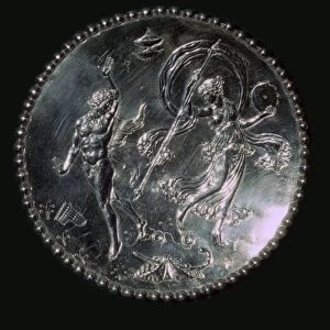 Silver platter from the Mildenhall treasure, Roman Britain, 4th century