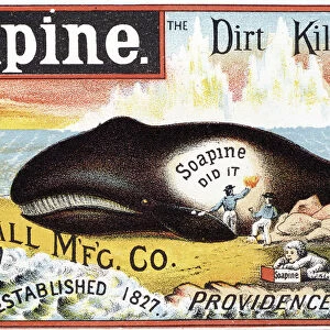 Soapine household cleaner, late 19th century