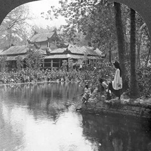 South Garden Palace in Fort, Mandalay, Burma, 1908. Artist: Stereo Travel Co
