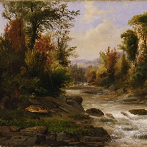 On the St. Annes, East Canada, 1863, 1865. Creator: Robert Seldon Duncanson