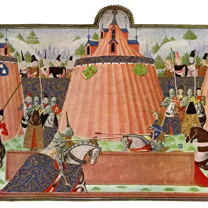 The Tournament at St Inglevert, France, 15th Century. Artist: Master of the Harley Froissart