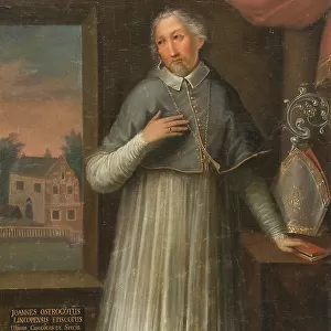 Unknown prelate from the 17th century, called Bishop Hans Brask. Creator: Anon