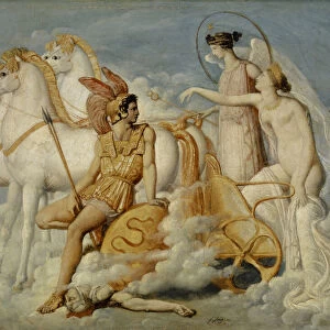 Venus, Injured by Diomedes, Returns to Olympus, ca 1802