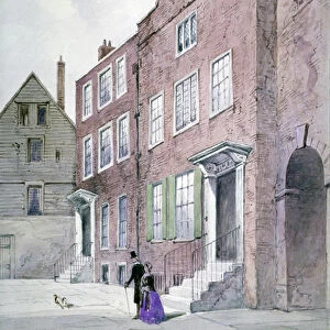 View of the Vicar Generals Office, Bell Yard, Knightrider Street, City of London, 1841