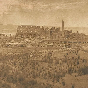 Vue generale des Ruines du Palais de Karnac (prise a l Est) - Thebes