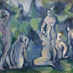 Women Bathing, c. 1895. Creator: Cezanne, Paul (1839-1906)