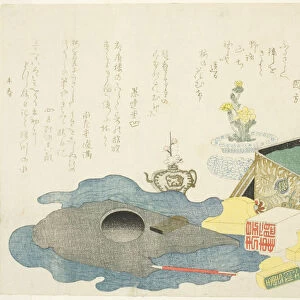 Writing Implements and Seals, Japan, 1799 or 1811. Creator: Kubo Shunman