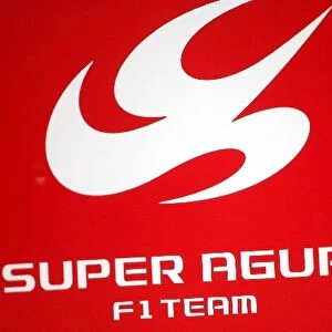 Formula One Testing: Super Aguri F1 Team logo