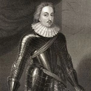 Henry Prince Of Wales 1594-1612 From The Book "Lodges British Portraits"Published London 1823