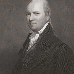 John Mitchell Mason, 1770 - 1829. American clergyman and theologian. After an engraving by Asher Brown Durand from a work by John Wesley Jarvis; Illustration