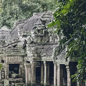 Ta Prohm Temple in the Angkor Wat complex, Siem Reap, Cambodia