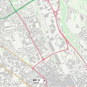 Bradford BD1 3 Map