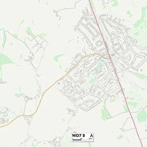 Hertsmere WD7 8 Map