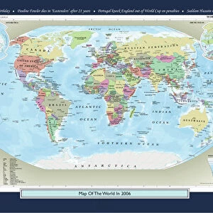 Historical World Events map 2006 UK version