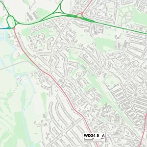 Watford WD24 5 Map