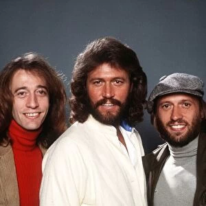 Bee Gees singers all three are brothers and sing in a pop group
