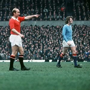 Bobby Charlton 1972 Manchester United v Manchester City