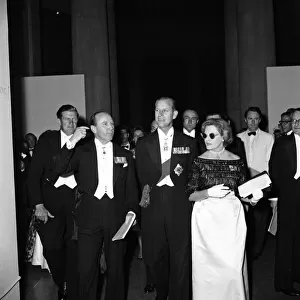 The Duke of Edinburgh attends a reception at the Tate Gallery, London
