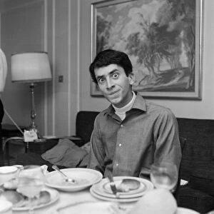 Gary Lewis, son of American film comedian Jerry Lewis pictured at breakfast in his London