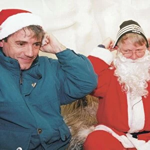 Kevin Keegan meeting Santa Claus in Norway in 1996 Newcastle United bosses flew 270