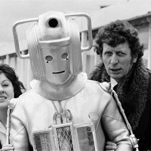 Photocall to introduce new Doctor, actor Tom Baker - the 4th Doctor - pictured with