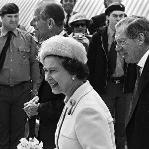 The visit to Liverpool of Her Majesty Queen Elizabeth II and Prince Philip