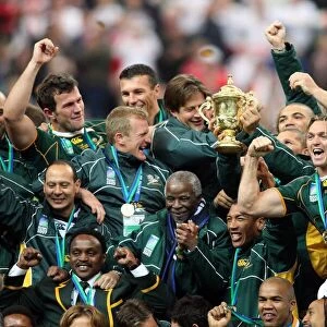 South Africa Celebrate Victory In The World Cup Final
