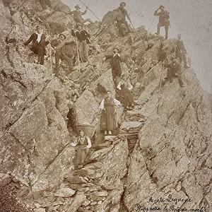"I remember the ascent made on 18 September 1891 to the top of Monte Legnone (m.2622) Prealpi Retiche", "Rupe called La Porta dei merli at 2070 m"