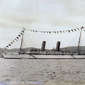 The royal yacht Trinacria belonging to the House Of Savoy
