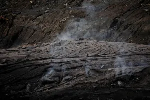 Images Dated 13th June 2018: An area affected by a lahar from Fuego volcano is seen in El Rodeo