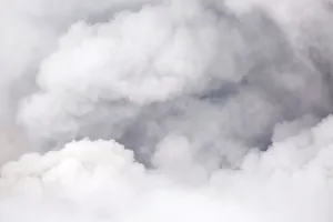 Images Dated 2018 May: Ash erupts from the Halemaumau crater near the community of Volcano