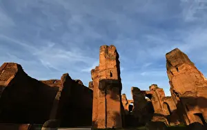 The Baths of Caracalla (Terme di Caracalla) an ancient Roman public baths complex