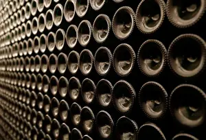 Beer bottles are pictured at the traditional Cantillon brewery in Brussels