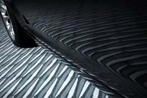 Abstract Prints: Car manufacturers display their wares on the show floor of the North American International