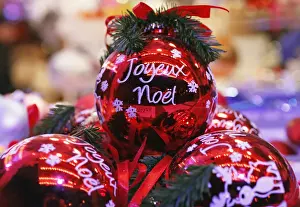 Christmas tree decorations are seen at the traditional Christkindelsmaerik (Christ