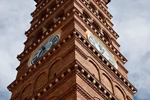 Time Prints: The clock tower of St. Andrews Catholic Church is pictured in Pasadena