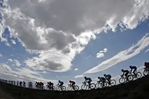 Competitors cycle during the fifth stage of the 96th Tour de France cycling race between