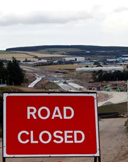 Prints of Construction work takes place on the Aberdeen Western Peripheral Route, Scotland, August 1, 2017. Photograph taken August 1, 2017. REUTERS/Russell Cheyne Britain Prints: Construction work takes place on the Aberdeen Western Peripheral Route