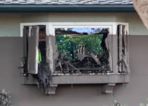 California Prints: Damaged properties after a mudslide in Montecito