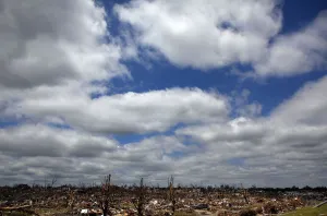 Prints of Destroyed homes are seen in Joplin, Missouri May 26, 2011. The threat of a new tornado hitting Joplin passed by late on Tuesday USA Prints: Destroyed homes are seen in Joplin, Missouri