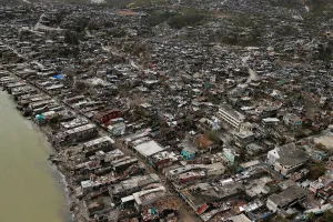 Destroyed houses are seen after Hurricane Matthew hit Jeremie Destroyed houses are seen after Hurricane Matthew hit Jeremie