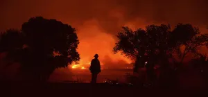 Powerhouse Prints: Firefighters battle the Powerhouse wildfire at the Angeles National Forest in California