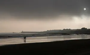 General view of the beach on the anniversary of one hundred years since Armistice Day