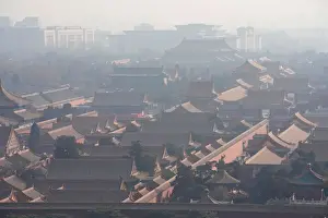 : A general view of Forbidden City is pictured in central Beijing