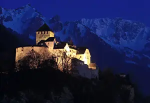 A general view shows Vaduz Castle in Liechtensteins capital Vaduz