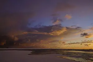 A general view of Waddensea near the island of Schiermonnikoog