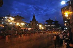 <b class=qtipBold><figcaption>GM1E6911SX101</figcaption></b><br>Hindu devotees queue to worship lord Krishna at Krishna temple at Patan near Kathmandu September 1, 2010. Krishna Janmasthami, a festival marking the birth of Hindu god Krishna, is being celebrated by Hindu people throughout the world. REUTERS/Navesh Chitrakar (NEPAL - Tags: RELIGION IMAGES OF THE DAY) GM1E6911SX101